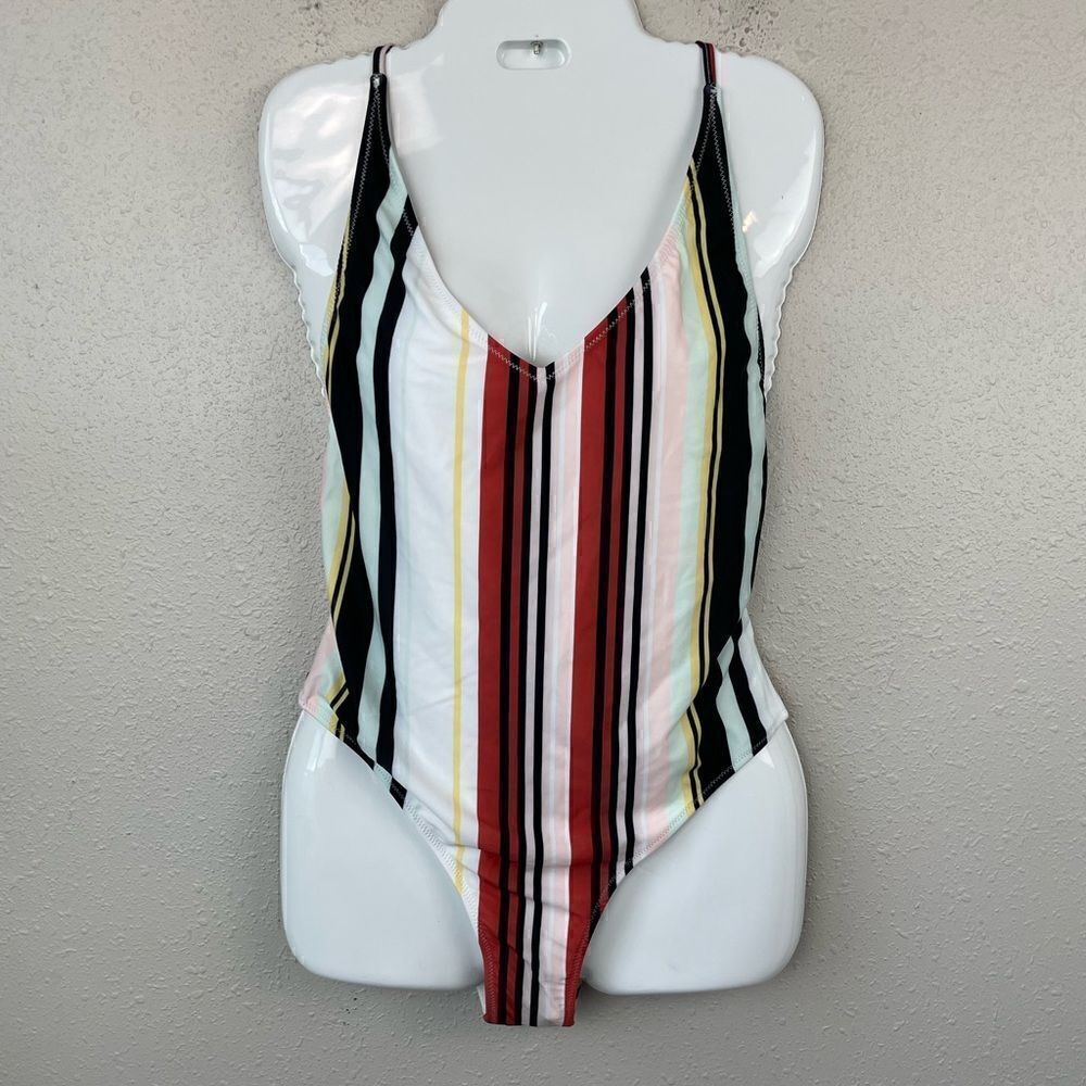 NWT Volcom One Piece Swim Suit Size M
